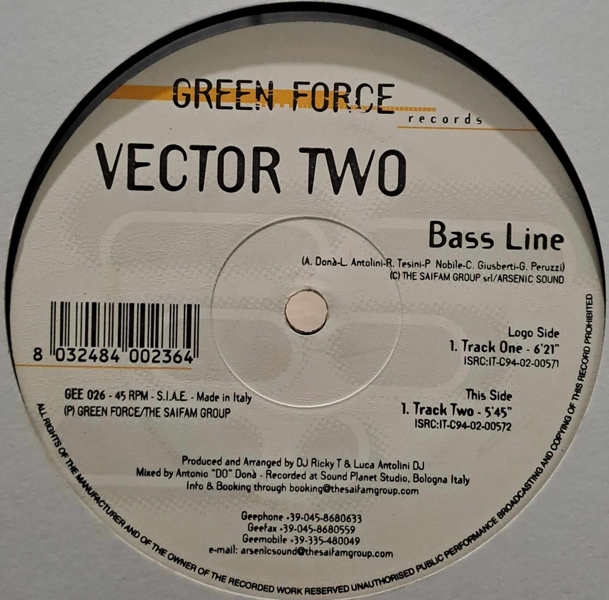 Green Force 026 - vinyle hardstyle